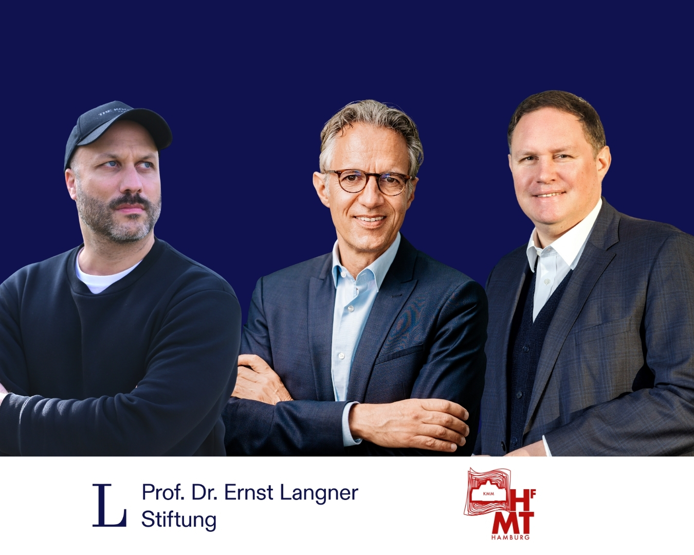 Fotocredits Dr. Carsten Brosda: © Hernandez/Behörde für Kultur und Medien Tobias Kratzer: Robert Haas Dr. Jörg Dräger: Besim Mazhiqi